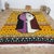 Abstract Moroccan Berber Textile Wall Art With Abstract Portrait Design For Sale - Image 3 of 7