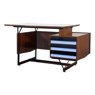 Desk by Enzo Strada for Fratelli Tenani, Rovigo, Italy, 1960s For Sale