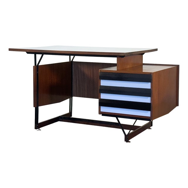 Desk by Enzo Strada for Fratelli Tenani, Rovigo, Italy, 1960s For Sale
