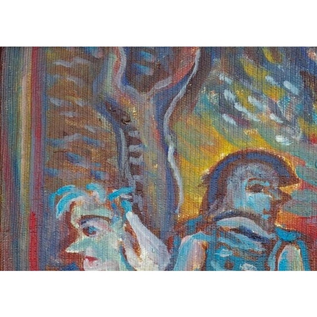 FREE SHIPPING worldwide. The painting will be rolled up and packed securely in a special protective tube. Note: The...