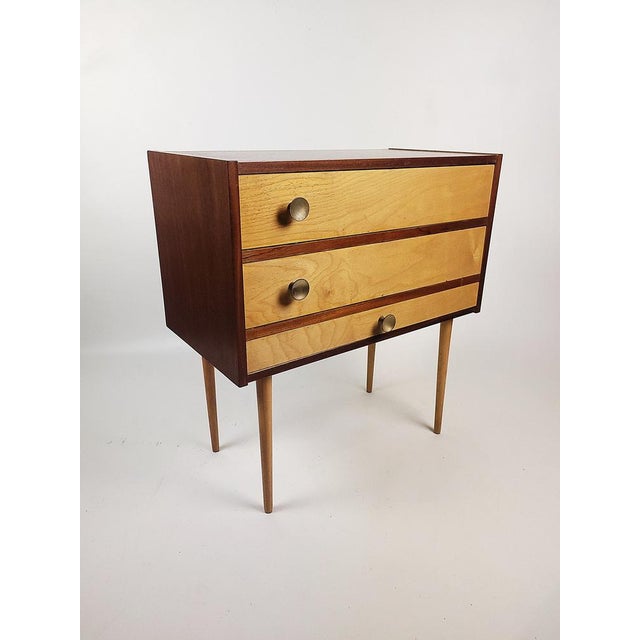 Wood Vintage Nightstand in Wood, 1970s For Sale - Image 7 of 14