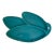 Mid-Century Modern California Pottery Aqua Platter For Sale