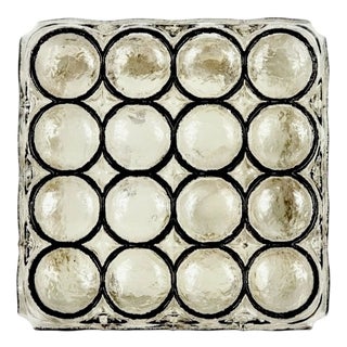 Mid-Century Modern Glass Wall Light from Limburg, Germany, 1960s For Sale