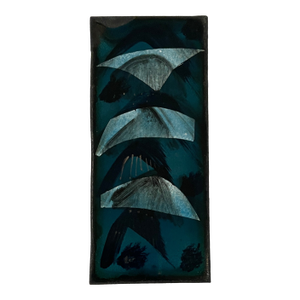 Steve Krauss Mid Century Modern Style Enamel Plaque