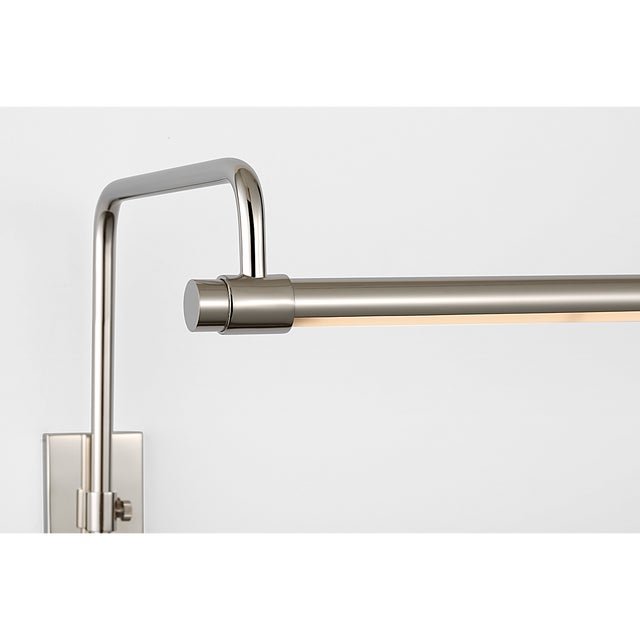 Thomas O'Brien for Visual Comfort Signature Kidd 30" Frame Mount Picture Light in Polished Nickel For Sale - Image 11 of 13