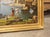 Wood 18th Century French Port Scene Oil Painting From Provence For Sale - Image 7 of 12