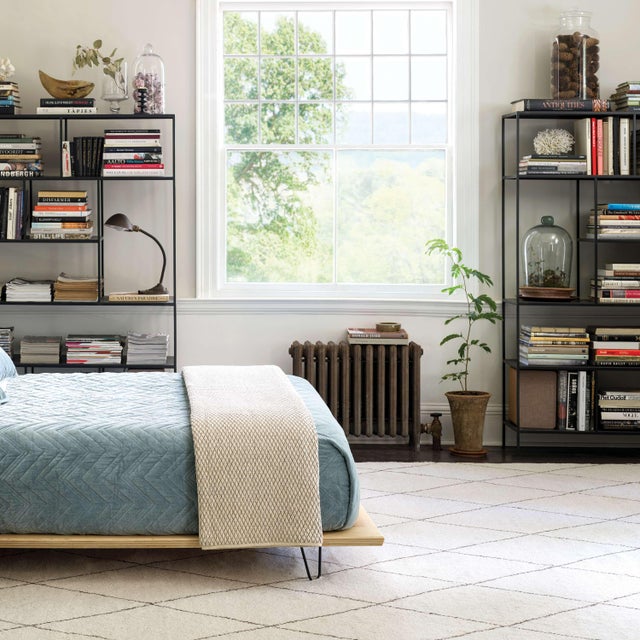 2020s Dash & Albert by Annie Selke Numa Charcoal Hand Knotted Wool Rug, 5' x 8' For Sale - Image 5 of 6