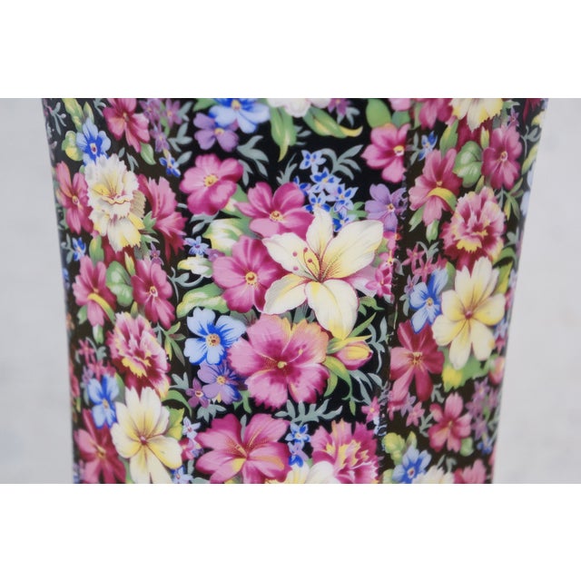 Royal Winton Grimwades England Florence Chintz Floral All Over Vase Urn 12" For Sale - Image 11 of 11