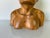 1980s Vintage Art Hand Carved Wood Man Bust - Head Sculpture/ Sold For Sale - Image 5 of 12