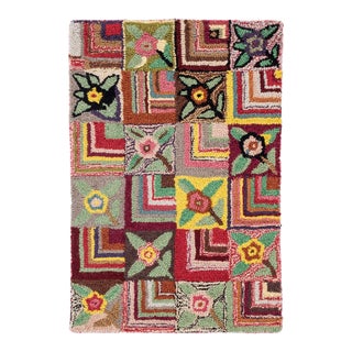 Dash & Albert by Annie Selke Gypsy Rose Hooked Wool Rug, 3' x 5' For Sale
