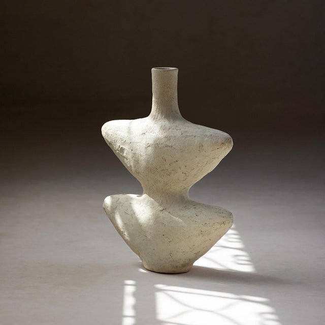 Unglazed Tamegroute Clay Sculpture by Azele Studio For Sale - Image 11 of 13