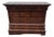 Early 19th Century French Restoration Walnut Marble Top Commode For Sale