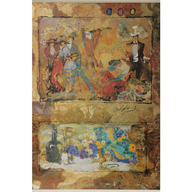 Alexander Wissotzky Framed Print, 'Golden Sonata' For Sale - Image 9 of 12