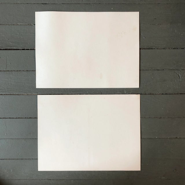 Gallery Wall Collection 2 Original Expressionist Still Life Watercolor Paintings - a Pair For Sale - Image 4 of 5