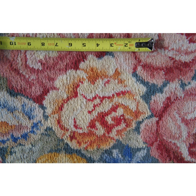 Karastan Decorette Floral Bouquet Modern Oval Area Rug Mat 60" For Sale - Image 14 of 14