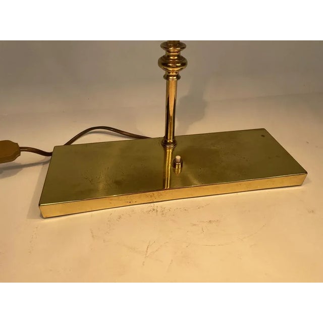Vintage Ministeriale Table Lamp in Brass, 1960s For Sale - Image 9 of 11