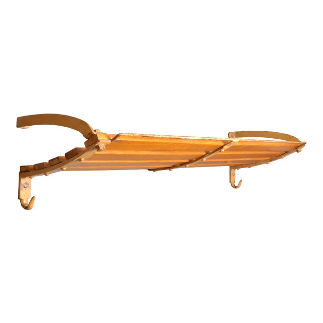 Vintage Train Luggage Rack From Sbb Swiss Railway Chairish