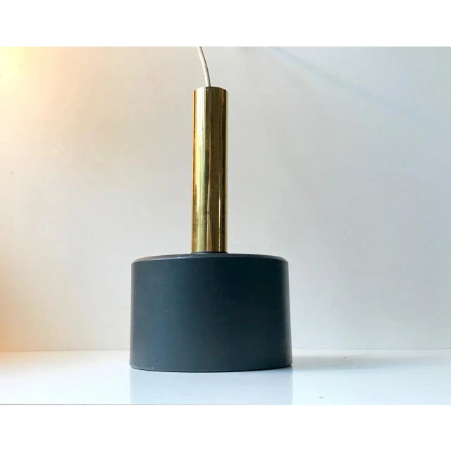 Scandinavian Modern Club Style Pendant Lamp, 1960s For Sale - Image 9 of 9