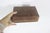 Lovely carved wood trinket box with a hinged lid. The hinged lid opens easily. The carving is a gorgeous floral motif....