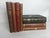 An evocative collection of seven antique and early vintage Scandinavian books, featuring richly aged leather bindings,...