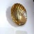 Hollywood Regency 1970s Brass Shell Decorative Bowl Wall Hanging For Sale - Image 3 of 9