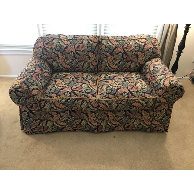 Ethan Allen Upholstered Loveseat | Chairish