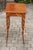 Wood Italian 1820s Walnut Side Table with Marquetry Top, Inlaid Legs and Side Drawer For Sale - Image 7 of 11