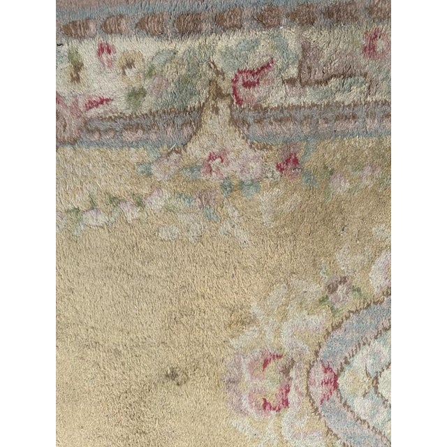 Mid-Century Indian Savonnerie Design Rug, 1950s For Sale - Image 15 of 18