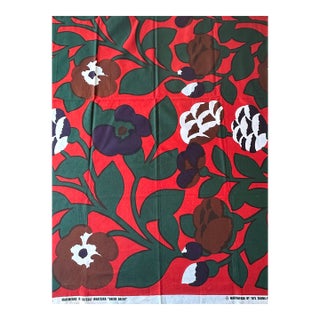 Vintage Marimekko Fabric Textile Panel For Sale