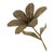 Mid-Century Modern Mid-Century Modern Brass Lily Flower Sculpture Figurine Ashtray, 1960s For Sale - Image 3 of 18