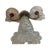 Antique Victorian Pressed Glass Three-Arm Girandole Candelabra For Sale - Image 9 of 14