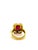 Late 20th Century Bochic “Orient” Vintage Yellow Sapphire & Diamond Ring Set In 18K Gold & Silver For Sale - Image 5 of 17