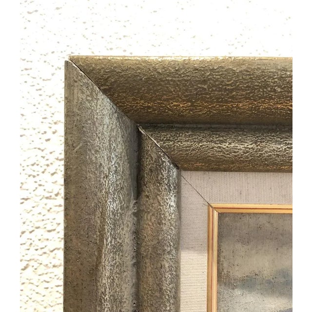 Edoardo de Grada, Paysage des Alpes Suisse, 1923, Oil on Canvas Mounted on Cardboard, Framed For Sale - Image 8 of 12