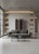 Large Oriental Polychrome Wooden Screen, 1930 For Sale - Image 6 of 8