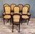 Brown Louis XVI Style Cane Chairs in Mahogany, Set of 8 For Sale - Image 8 of 12
