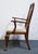 Late 20th Century Ethan Allen Georgian Court Collection Traditional Queen Anne Style Splat Back Dining Arm Chair 11-6400a For Sale - Image 5 of 11