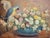 Montague Hall –Exotic Parrots and Floral Still Life – Early 20th Century Oil Painting For Sale - Image 4 of 12