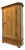 Biedermeier Farmhouse Baroque Cupboard in Softwood from Tyrol For Sale
