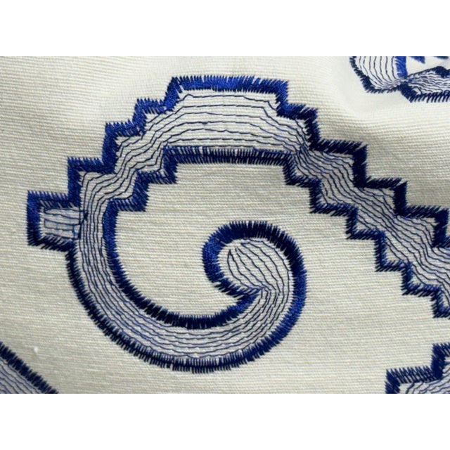 Eastern Accents Sunda Indigo Decorative Pillows, Pair For Sale - Image 9 of 12