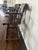 1981 Vintage Oak Swivel Bar Stools, Attributed to Virginia House, Set of 3 For Sale - Image 12 of 12