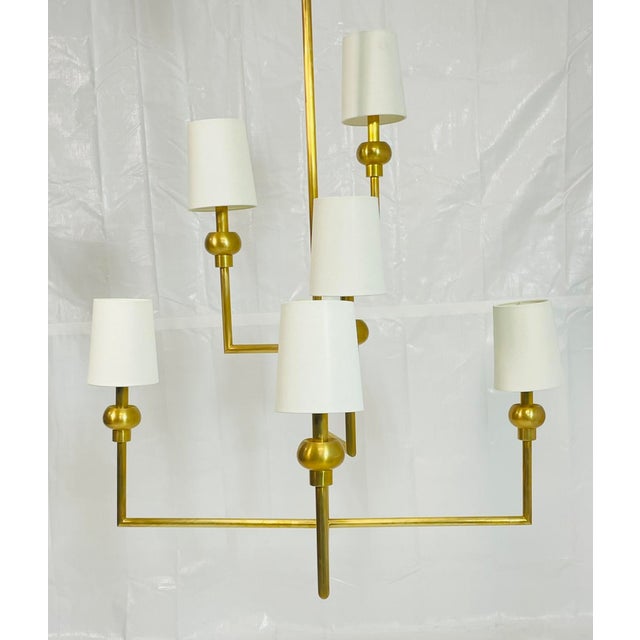 2020s Paloma Contreras "Comtesse" Brass Chandelier for Visual Comfort Signature For Sale - Image 5 of 18