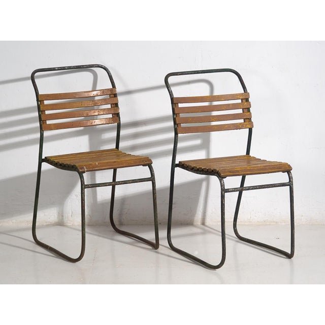 Set of Vintage Garden Chairs, 1920 For Sale - Image 10 of 11