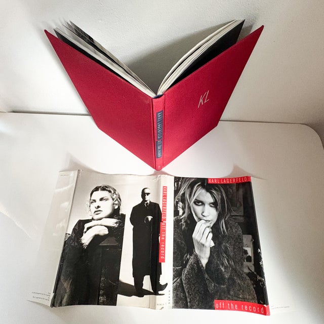 Off the Record by Karl Lagerfeld, First Edition 1995 Fashion Photography Book For Sale - Image 10 of 12