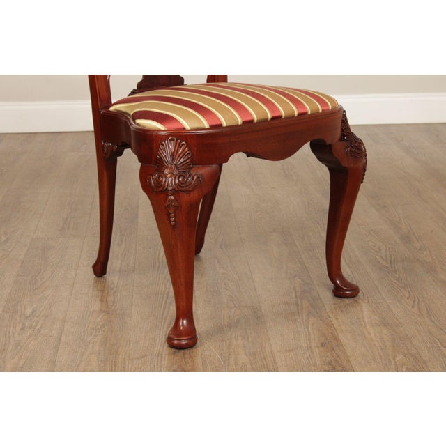 2000 - 2009 Hickory Chair Georgian Style Set of Six Mahogany Dining Chairs For Sale - Image 5 of 12