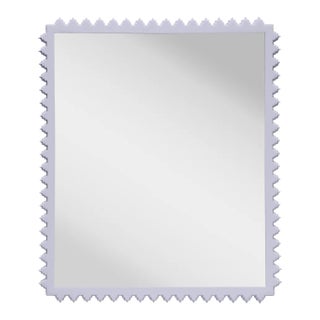 Fleur Home Carnival Muses Rectangle Mirror in Spring Iris, 32x40 For Sale