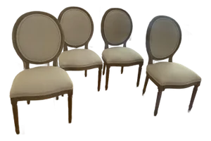 Set of 4 Restoration Hardware French Farmhouse Chairs
