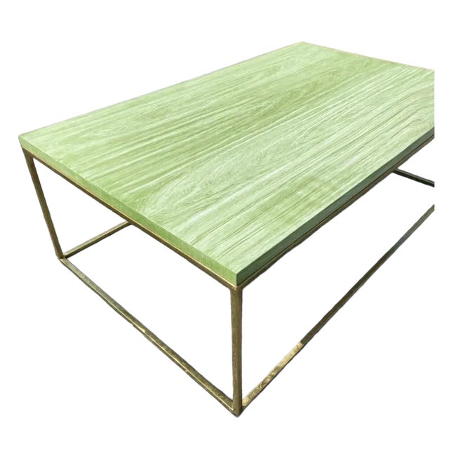 2020s Custom Hand Painted Coffee Table For Sale - Image 5 of 12