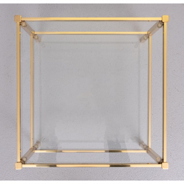 1970s Brass Side Tables attributed to Maison Baguès, France, 1970s, Set of 2 For Sale - Image 5 of 8