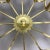 Gigantic Brass 24 Bulb Flush Mount Ceiling Light in the style of Stilnovo, Italy, 1960s For Sale - Image 12 of 18