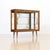 1960s 1950s Atomic Glass Curio Display Cabinet For Sale - Image 5 of 8